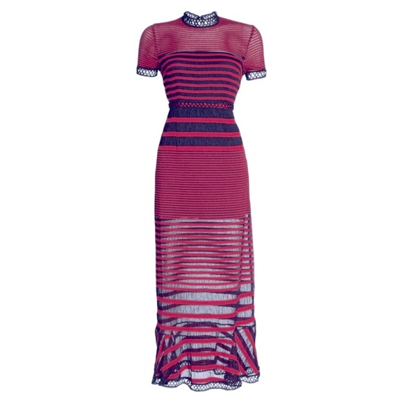 foxiedox Dresses & Skirts - Foxiedox Cassius Striped  Maxi Dress- size XS